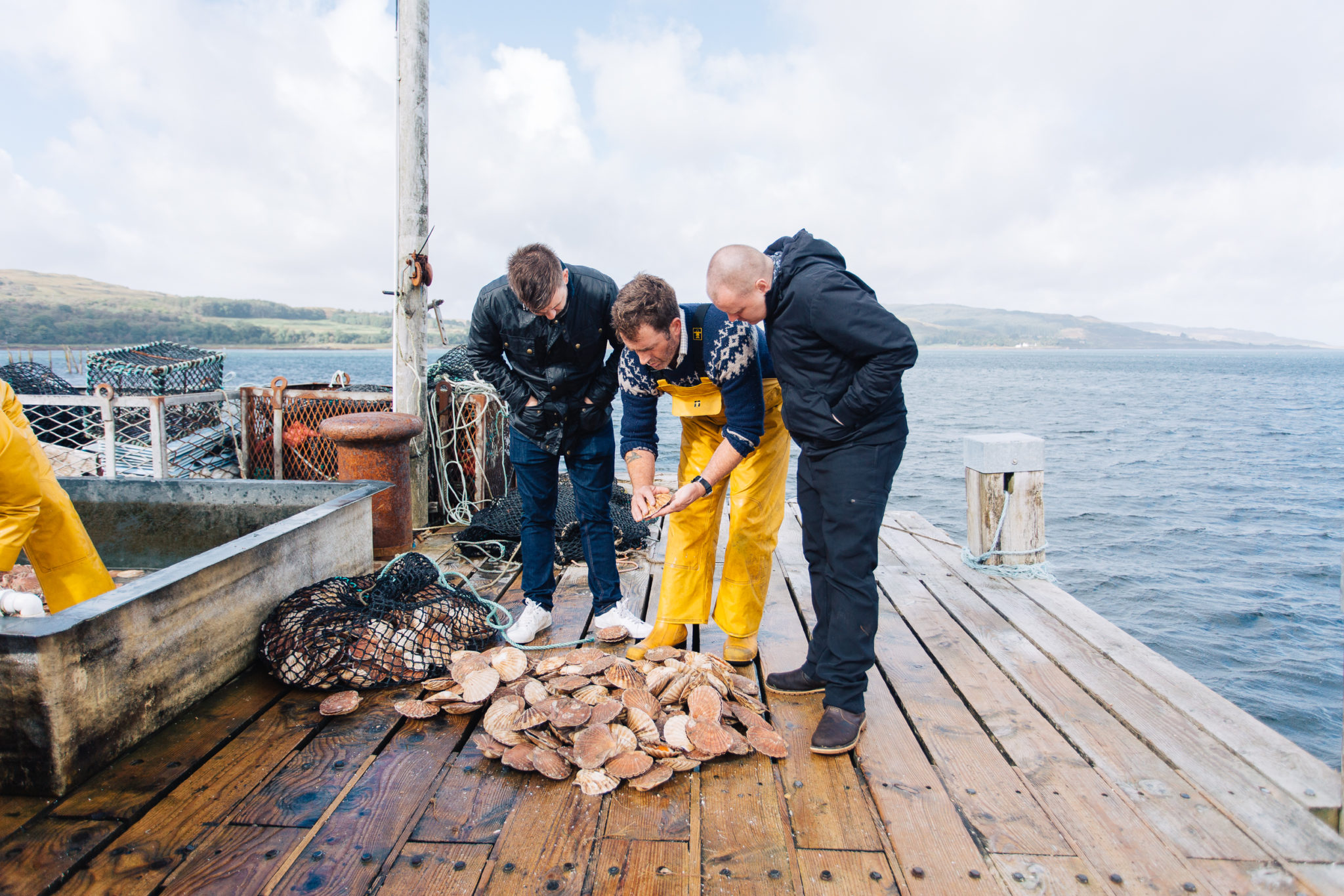 Men Standing Seafish