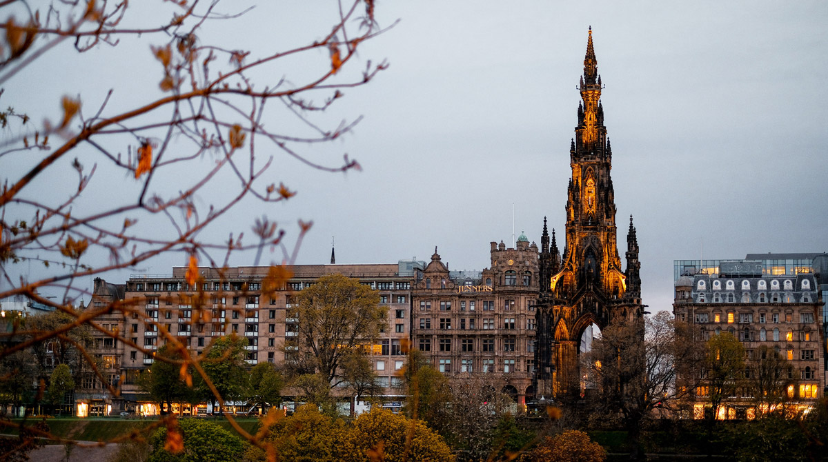 Scott Monument in Edinburgh