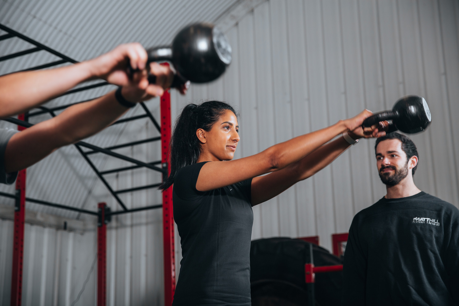 female weightlifting photography